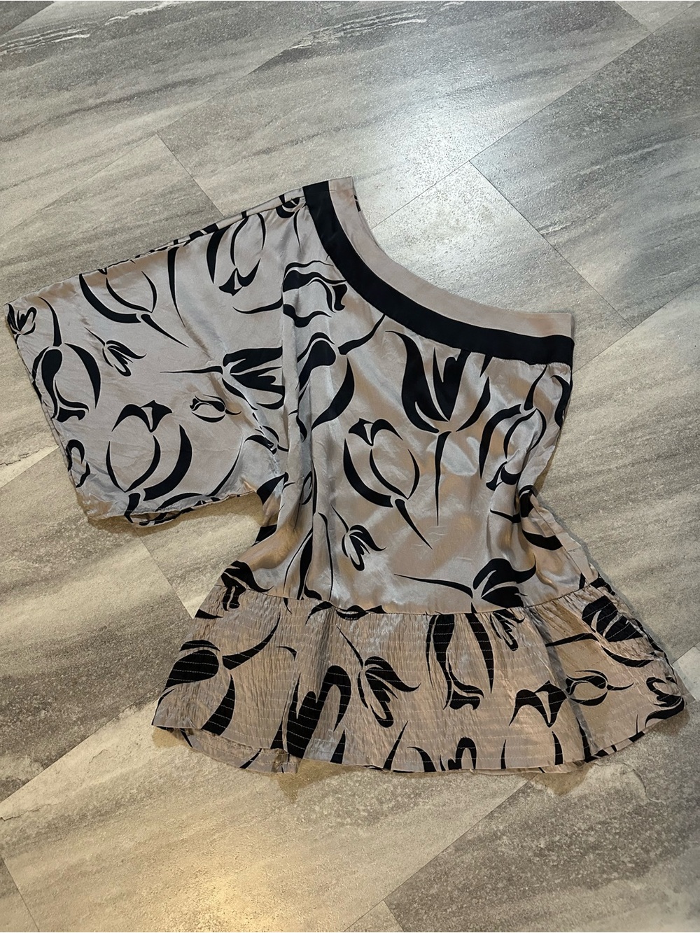 Bebe y2k one shoulder top